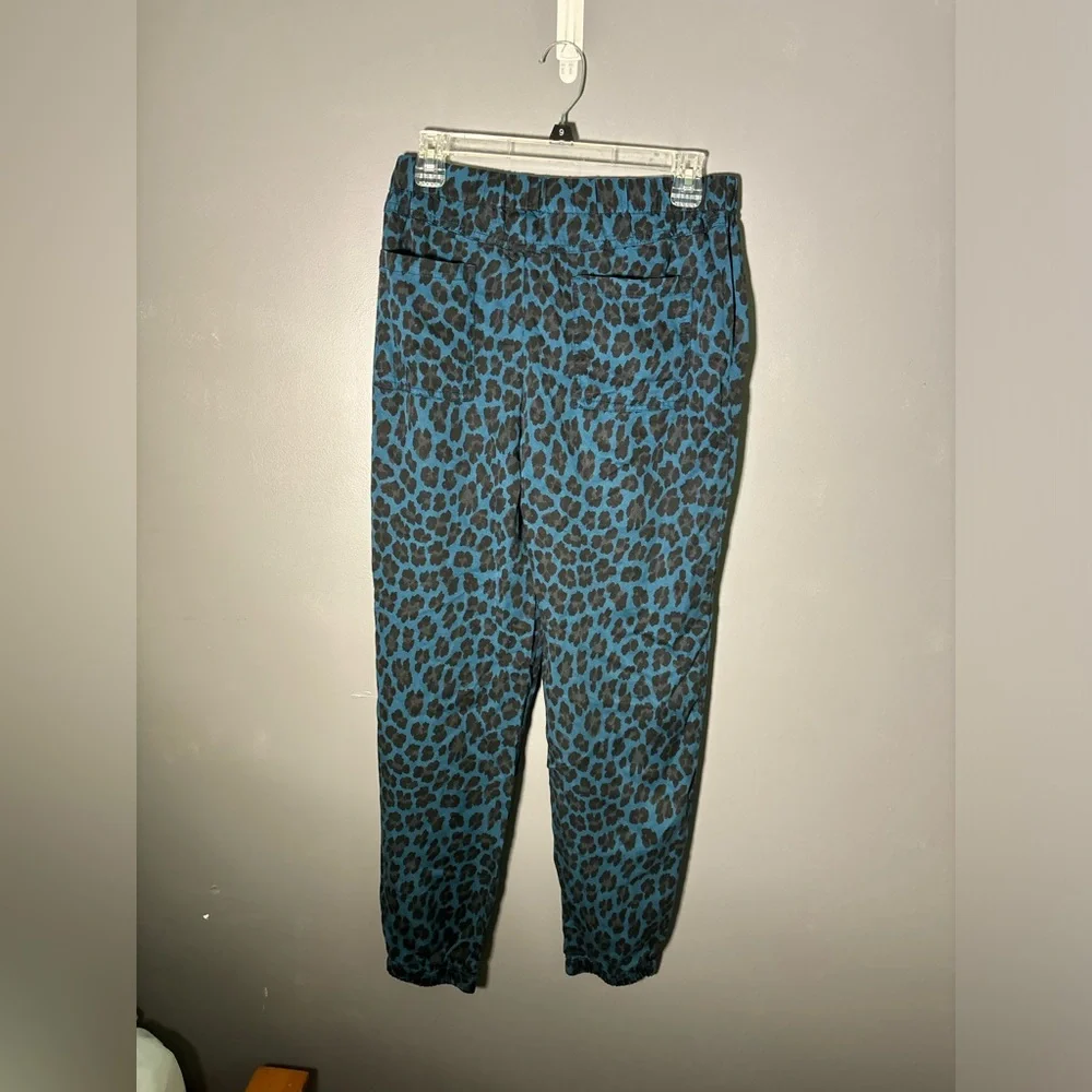 Young Fabulous & Broke Martino Leopard Print Joggers Womens Size Medium - Picture 3 of 5